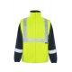 MYFORM Olympus Max-Breathane 4121-R hi-vis 2 in 1 iç yelek çıkarılabilir kollu çift taraflı polar reflektörlü