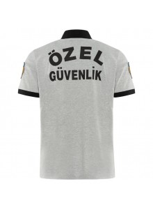 Özel Güvenlik Erkek Tişört Kısa Kollu  Polo Yaka Gri ÖG-12 